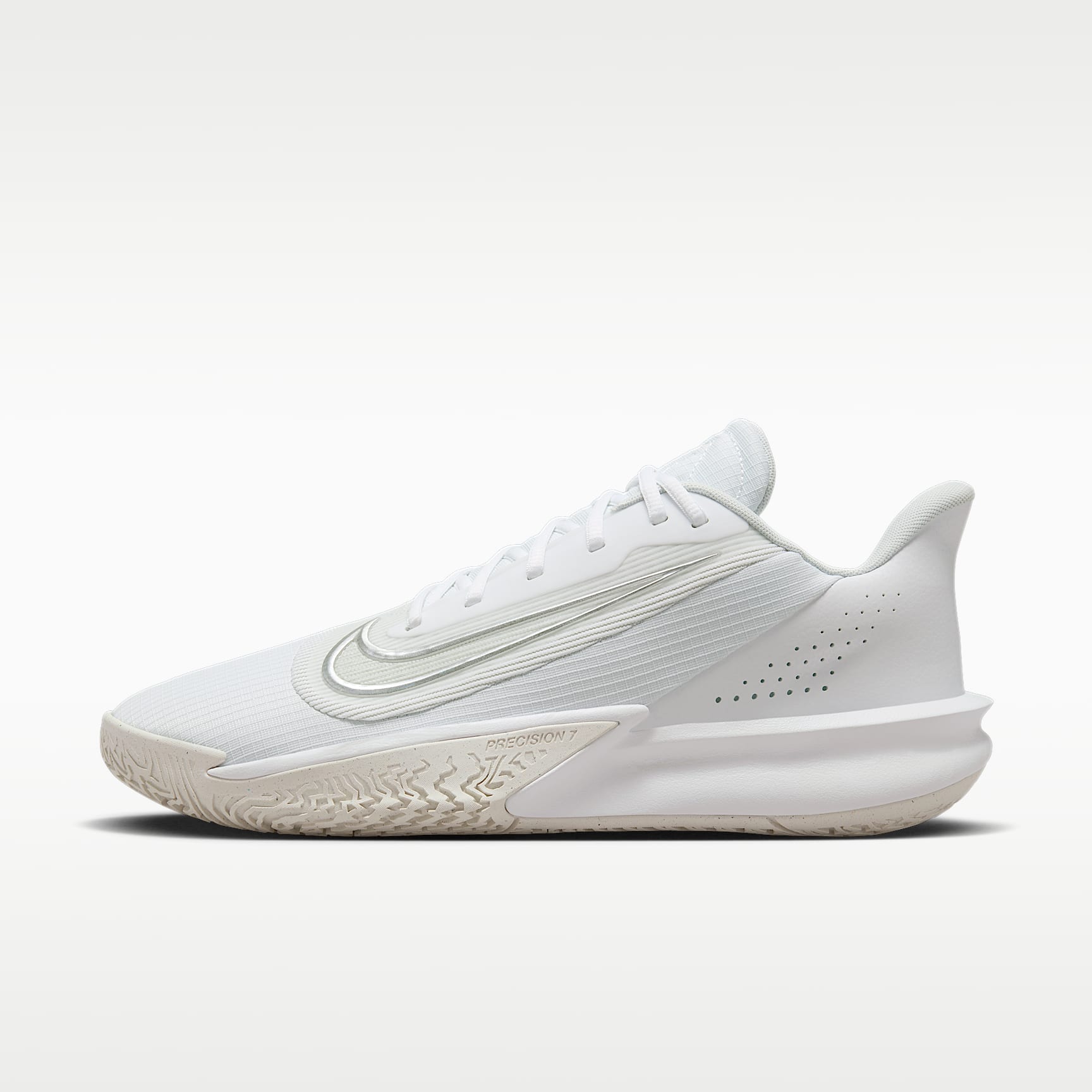 プレシジョン 7 WHITE/LT SMOKE GREY NIKE公式】ナイキ プレシジョン 7 メンズ バスケットボールシューズ